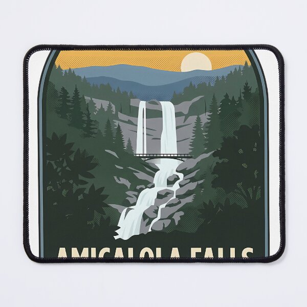 Item preview, Amicalola Falls State Park Georgia Poster designed and sold by DetourDgn.