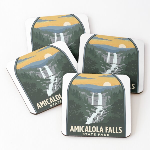 Item preview, Amicalola Falls State Park Georgia Poster designed and sold by DetourDgn.