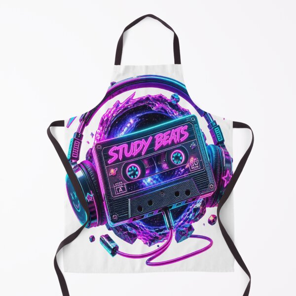 Item preview, Late Night Study Beats Cyberpunk Cosmic Synthwave Back To School designed and sold by mo-carnival.