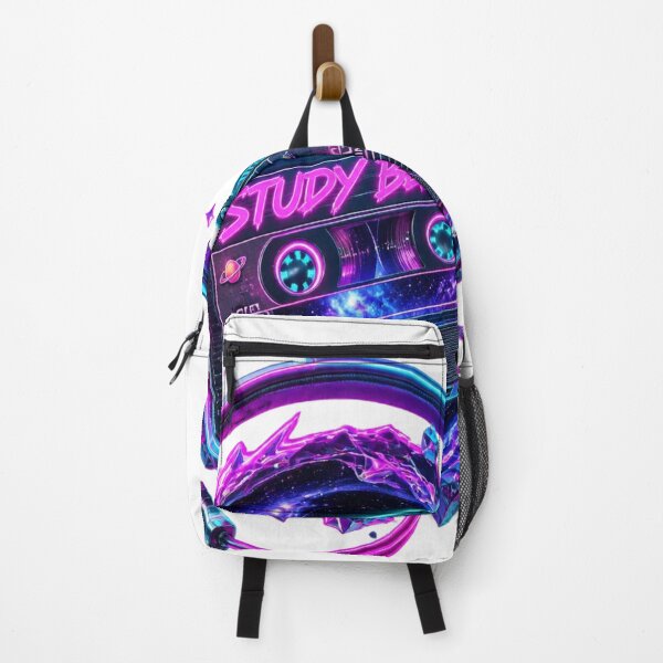 Item preview, Late Night Study Beats Cyberpunk Cosmic Synthwave Back To School designed and sold by mo-carnival.