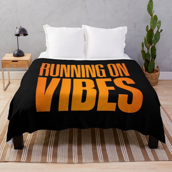 Item preview, Running on Vibes, Orange designed and sold by Memes N Lore .