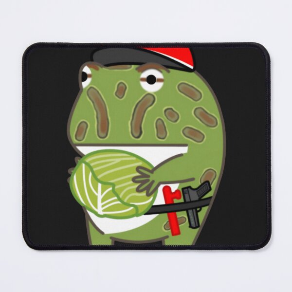Item preview, Pacman Frog Police Officer with Cabbage designed and sold by Rtcraftani.