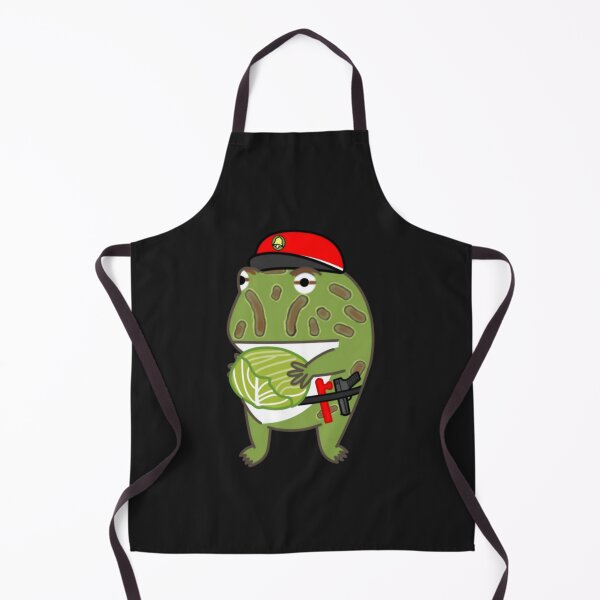Item preview, Pacman Frog Police Officer with Cabbage designed and sold by Rtcraftani.