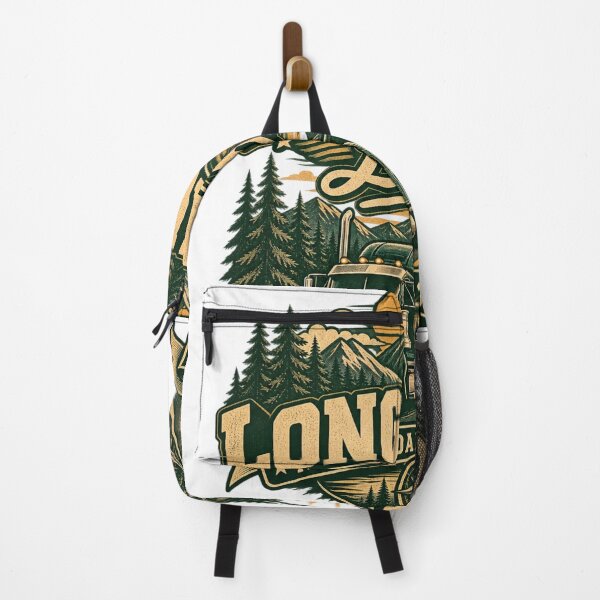 Item preview, Long Haul Life Miles Roads Freedom Vintage Trucker designed and sold by Haque Designs.