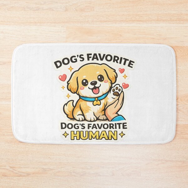Item preview, Dog's Favorite Human Cute Dog Lover Design designed and sold by CreativeMindsetLab.