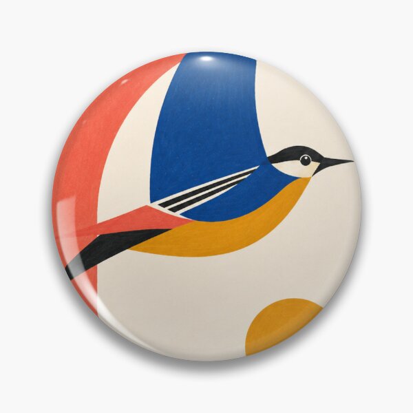 Item preview, The Arc – Bauhaus-Inspired Bird Art Print designed and sold by Filora Atelier | Bird Art.
