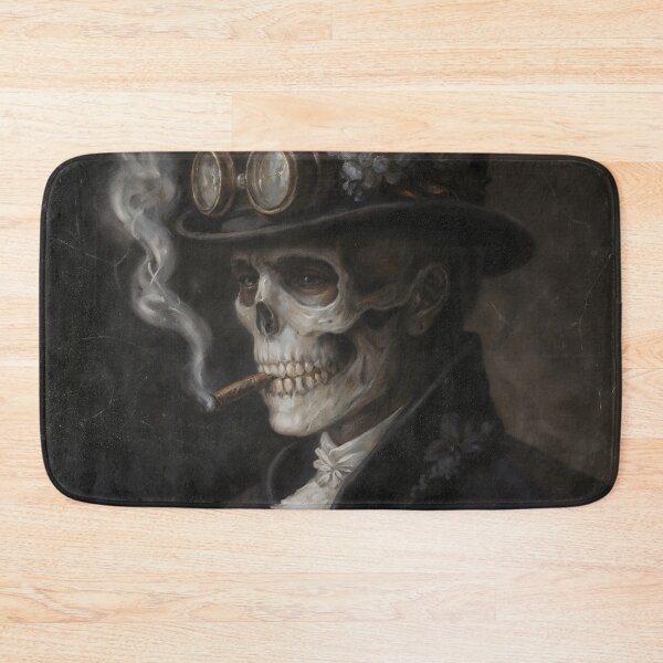 Item preview, Gothic Steampunk Skeleton Gentleman Smoking Cigar designed and sold by DarkHolyQueen.