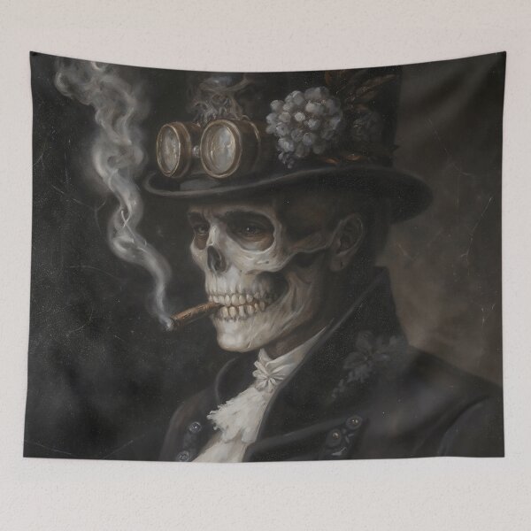 Item preview, Gothic Steampunk Skeleton Gentleman Smoking Cigar designed and sold by DarkHolyQueen.