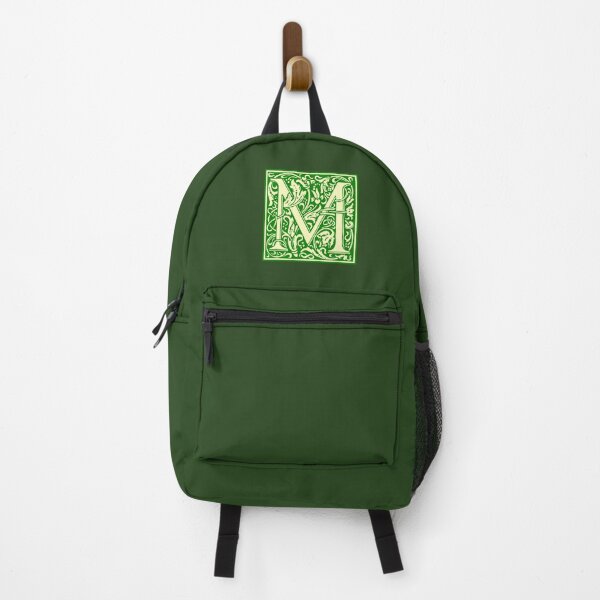Item preview, William Morris Vintage Letter M Green designed and sold by Jeallan Designs.