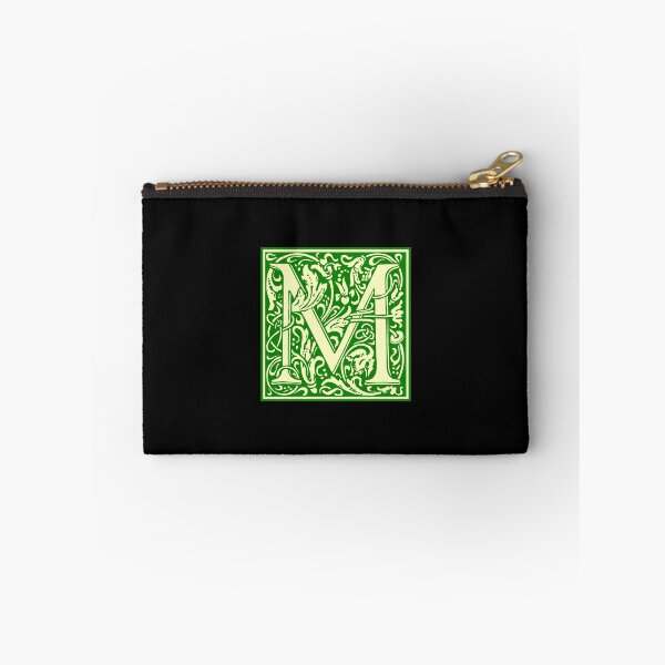 Item preview, William Morris Vintage Letter M Green designed and sold by Jeallan Designs.