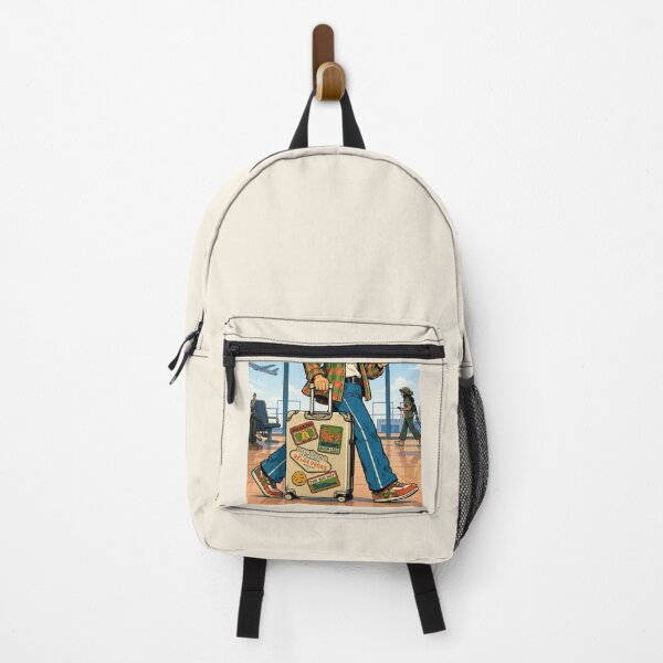 Item preview, Funny Travel Airport Adventure – Relax and Wander Retro Traveler designed and sold by waikibi ⭐⭐⭐⭐⭐.