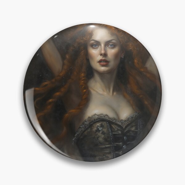 Item preview, Gothic Redhead Witch Dancing In Shadows designed and sold by DarkHolyQueen.