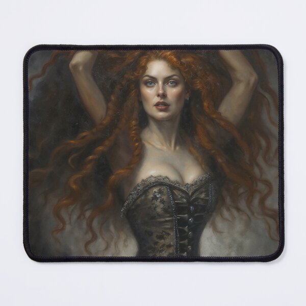 Item preview, Gothic Redhead Witch Dancing In Shadows designed and sold by DarkHolyQueen.