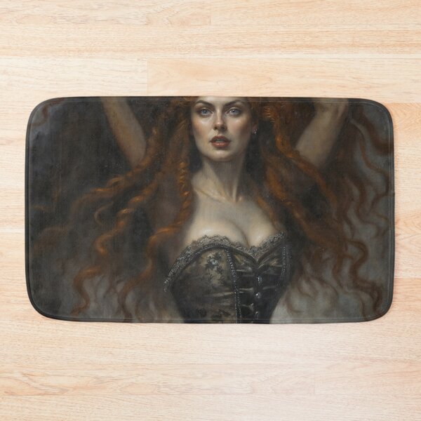Item preview, Gothic Redhead Witch Dancing In Shadows designed and sold by DarkHolyQueen.