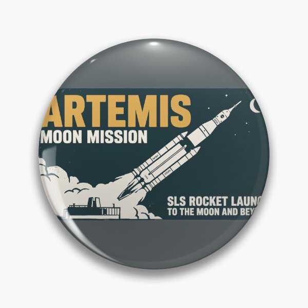 Item preview, Artemis Moon Mission SLS Rocket Launch To The Moon Vintage designed and sold by KiwiRider.