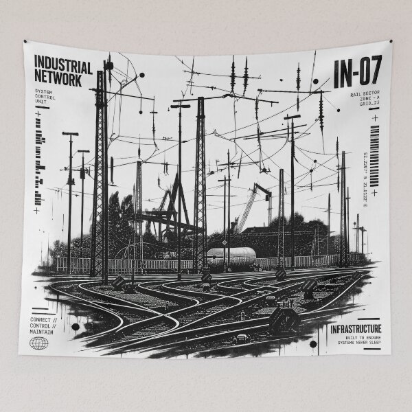 Item preview, Industrial Network designed and sold by Saint Arts Studio.