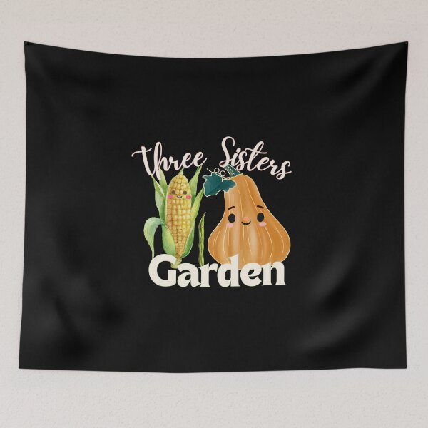 Item preview, Three Sisters Garden – Cute Corn, Beans & Squash Vegetable Art designed and sold by SunandShade.
