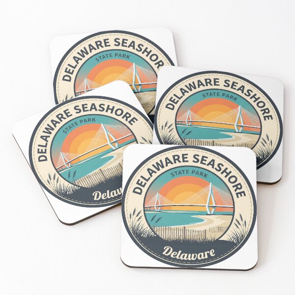 Item preview, Delaware Seashore State Park Delaware Poster designed and sold by DetourDgn.