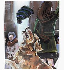 The Mary Tyler Moore Golden Retriever Poster