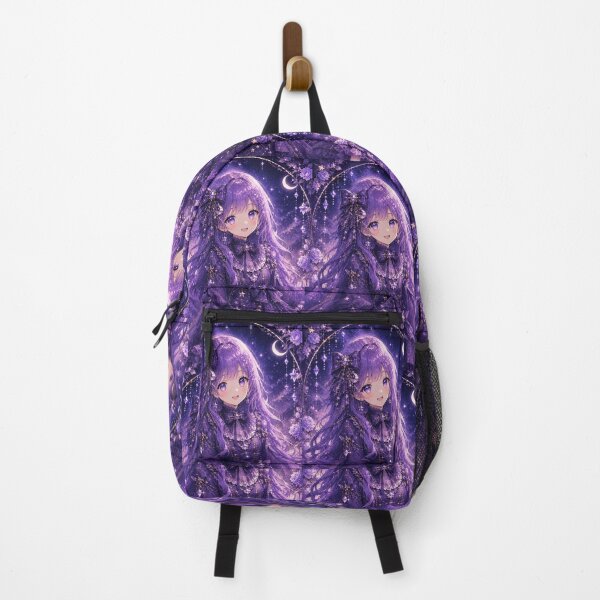 Item preview, Celestial Purple Starlet – Magical Galaxy Anime Girl designed and sold by Lily Lola.