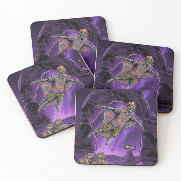 Item preview, Mr Skelatal Flying in the Desert designed and sold by endzo.