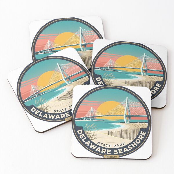 Item preview, Delaware Seashore State Park Delaware Print designed and sold by DetourDgn.