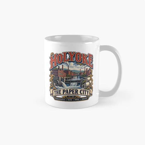 Item preview, Holyoke Massachusetts — The Paper City Industrial Heritage designed and sold by Past in Threads.