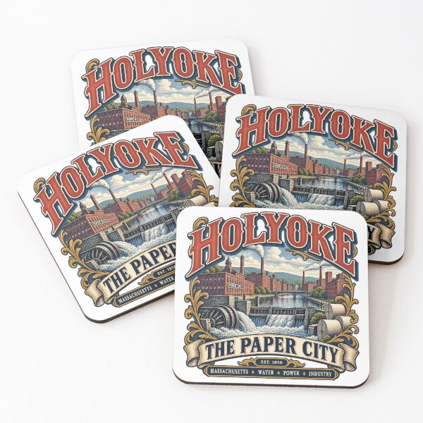 Item preview, Holyoke Massachusetts — The Paper City Industrial Heritage designed and sold by Past in Threads.