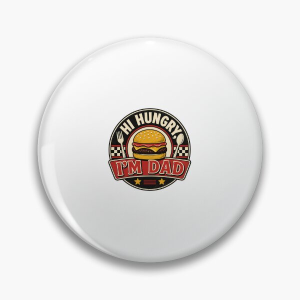 Item preview, Hi Hungry I’m Dad – Classic Funny Dad Joke Food Pun designed and sold by AMICO77.
