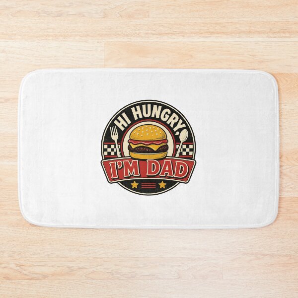 Item preview, Hi Hungry I’m Dad – Classic Funny Dad Joke Food Pun designed and sold by AMICO77.