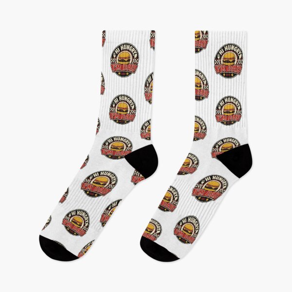 Item preview, Hi Hungry I’m Dad – Classic Funny Dad Joke Food Pun designed and sold by AMICO77.