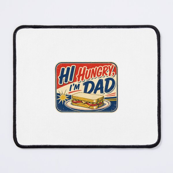 Item preview, Hi Hungry I’m Dad – Classic Funny Dad Joke Food Pun designed and sold by AMICO77.