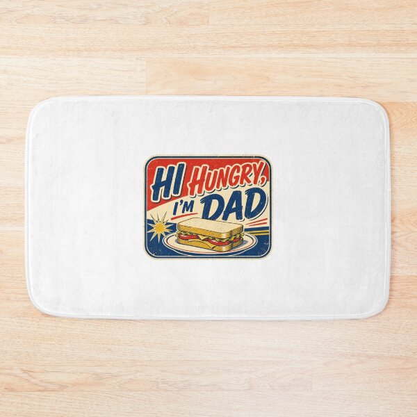 Item preview, Hi Hungry I’m Dad – Classic Funny Dad Joke Food Pun designed and sold by AMICO77.