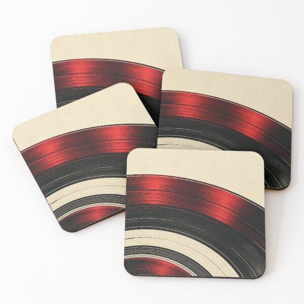 Item preview, Crimson Vinyl Grooves designed and sold by GraphycoPublish.