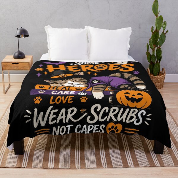 Item preview, Some Heroes Wear Scrubs Not Capes Halloween Vet designed and sold by Sunday.Supply.