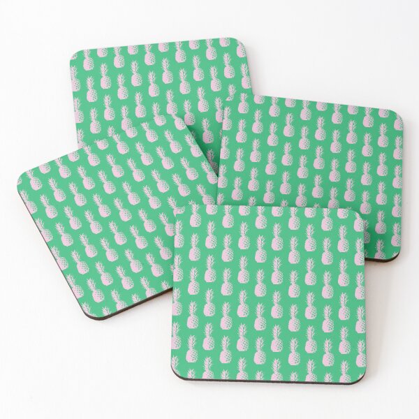 Item preview, Pineapple Pattern - Green & Light Pink #945 designed and sold by Natural Collective.