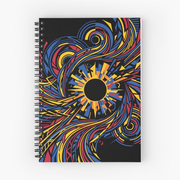 Item preview, Swirling Cosmic Solar Eclipse designed and sold by KeremYurtseven.
