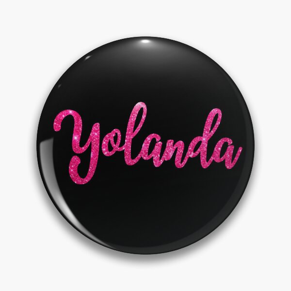 Item preview, Yolanda Hot Pink Sparkly Personalised Name Design designed and sold by CamilasPrints.