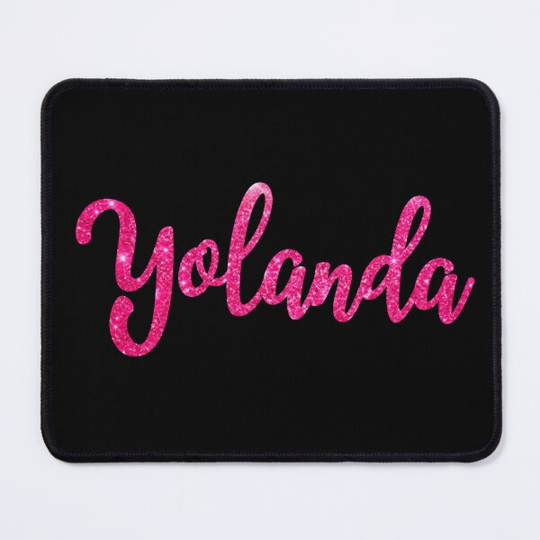 Item preview, Yolanda Hot Pink Sparkly Personalised Name Design designed and sold by CamilasPrints.