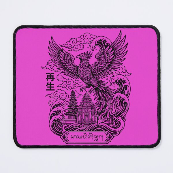 Item preview, Saisei Phoenix Garuda Balinese Temple Rebirth Art designed and sold by cannsuh.