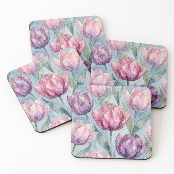 Item preview, Pink and Purple Tulips designed and sold by GraphicsClub.