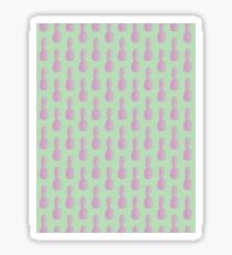 Pineapples - Light Green & Pink #218 Sticker