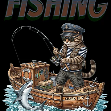 Artwork thumbnail, Cat while fishing by ReneMM