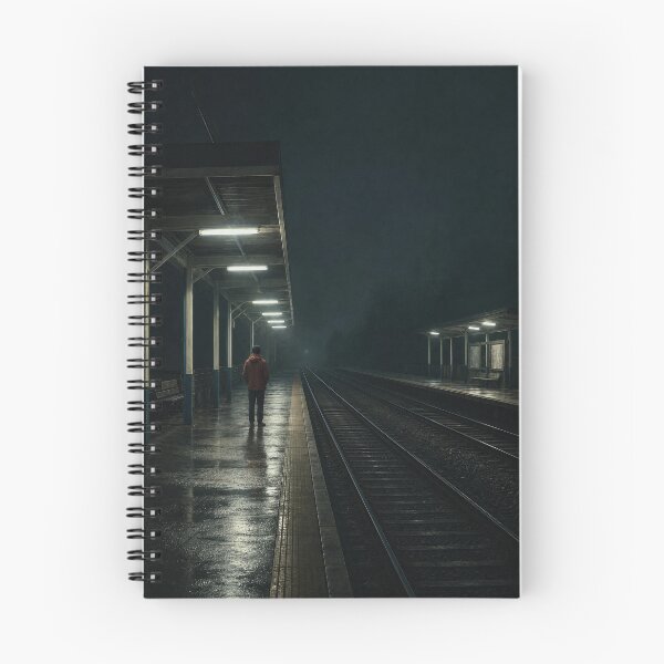 Item preview, Waiting for the Last Train Home designed and sold by Mindscaper-.