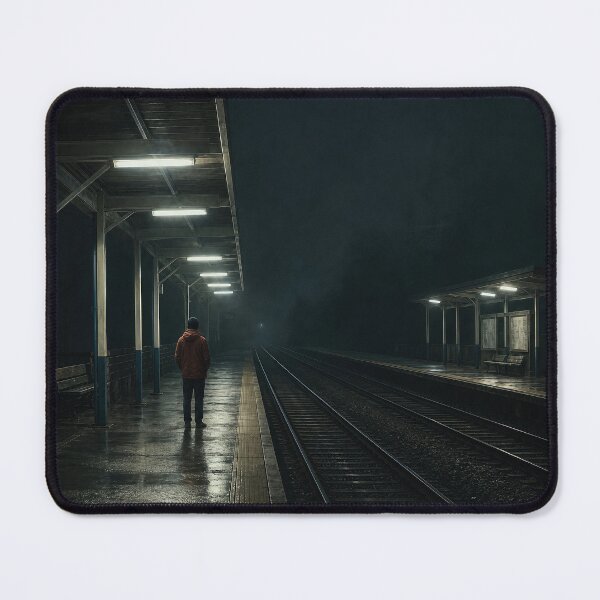 Item preview, Waiting for the Last Train Home designed and sold by Mindscaper-.