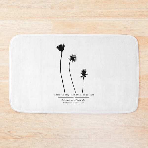 Item preview, Different Stages of the Same Problem – Funny Dandelion Botanical Study designed and sold by The Snarky Ph.D.: A Study in Botanicals .