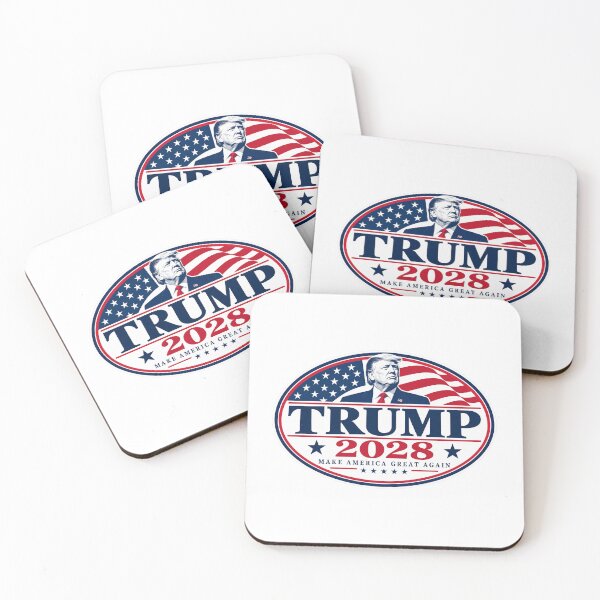 Item preview, Trump 2028 Patriotic Campaign Sticker designed and sold by boatsnavydesigns.