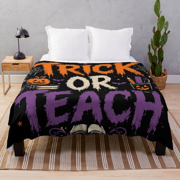 Item preview, Trick or Teach Spooky Halloween Teacher designed and sold by Sunday.Supply.