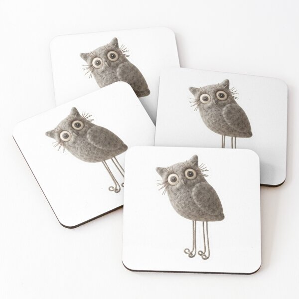 Item preview, Quirky Felt Owl with Long Legs designed and sold by Snurly.