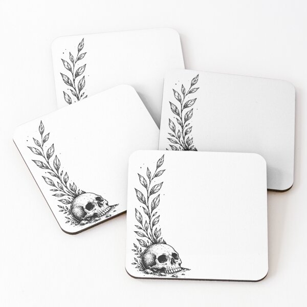 Item preview, Skull | Wild Leaves  designed and sold by Marianarcezar.